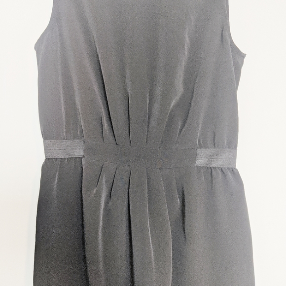 H&M black maxi dress halter top with side slits - Picture 2 of 5